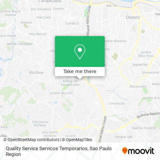 Quality Service Servicos Temporarios map