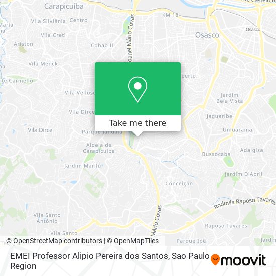 EMEI Professor Alipio Pereira dos Santos map