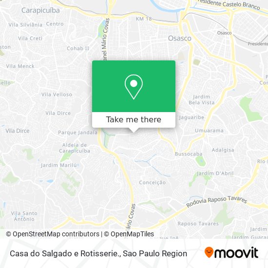 Casa do Salgado e Rotisserie. map
