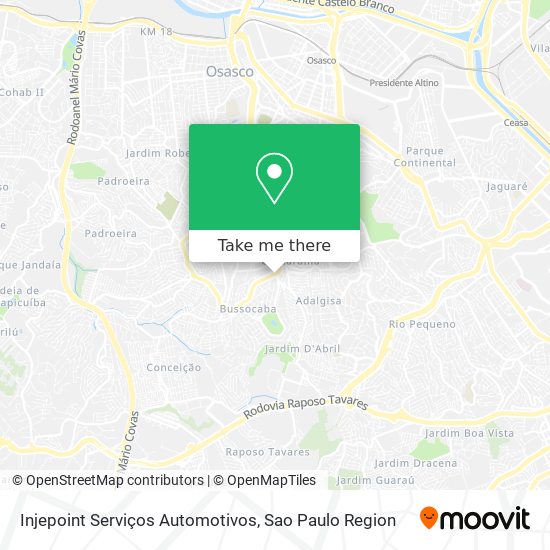 Injepoint Serviços Automotivos map