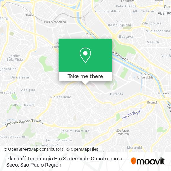 Planauff Tecnologia Em Sistema de Construcao a Seco map