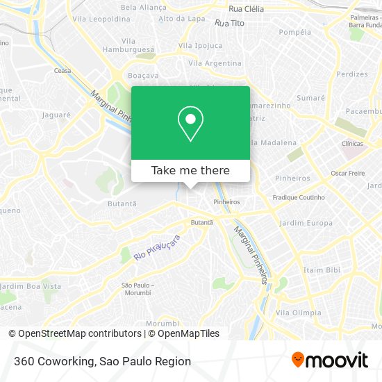360 Coworking map