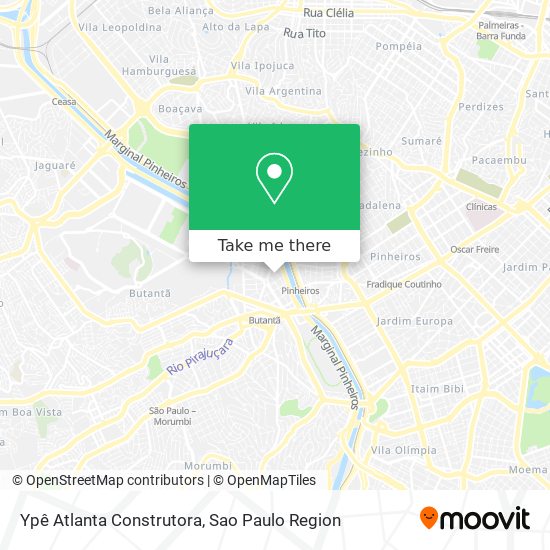 Mapa Ypê Atlanta Construtora