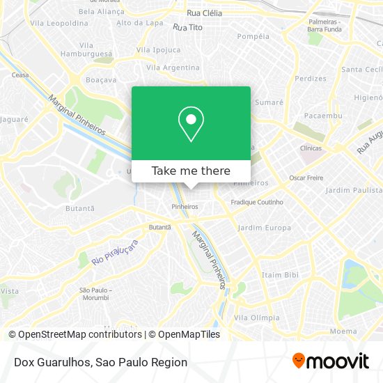 Dox Guarulhos map