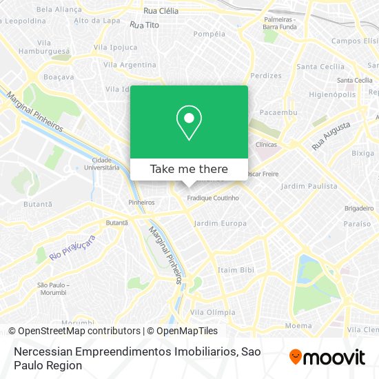Nercessian Empreendimentos Imobiliarios map
