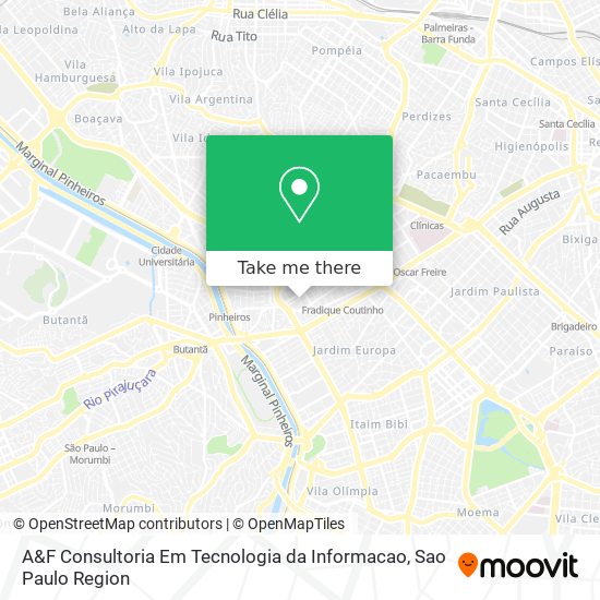 A&F Consultoria Em Tecnologia da Informacao map