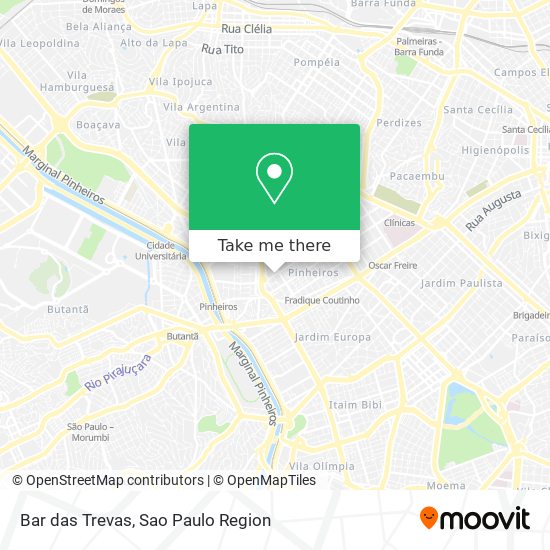 Bar das Trevas map