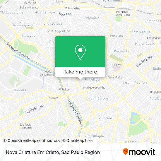 Nova Criatura Em Cristo map