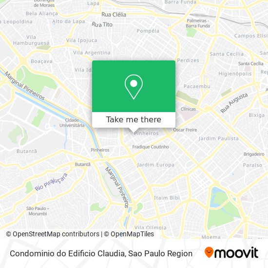 Condominio do Edificio Claudia map