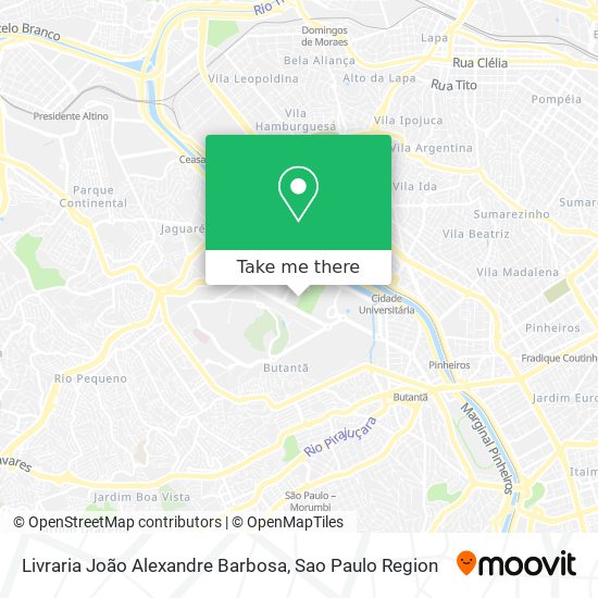 Livraria João Alexandre Barbosa map