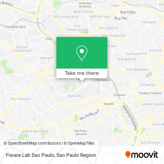 Fiware Lab Sao Paulo map