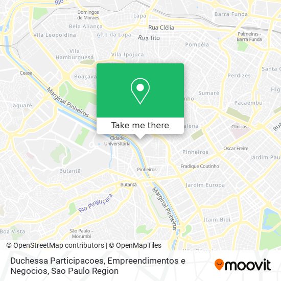 Duchessa Participacoes, Empreendimentos e Negocios map