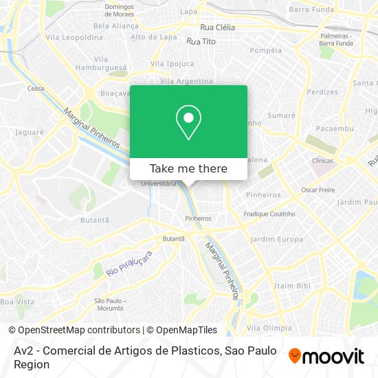 Av2 - Comercial de Artigos de Plasticos map