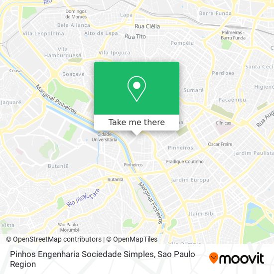 Pinhos Engenharia Sociedade Simples map