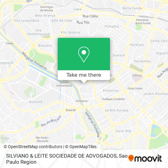 SILVIANO & LEITE SOCIEDADE DE ADVOGADOS map