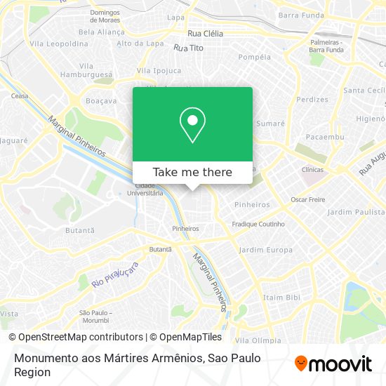 Monumento aos Mártires Armênios map