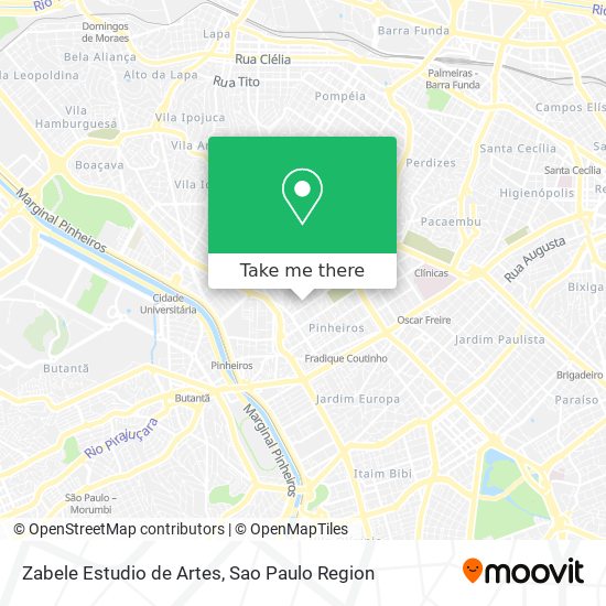 Zabele Estudio de Artes map