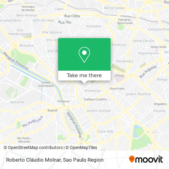 Roberto Cláudio Molnar map