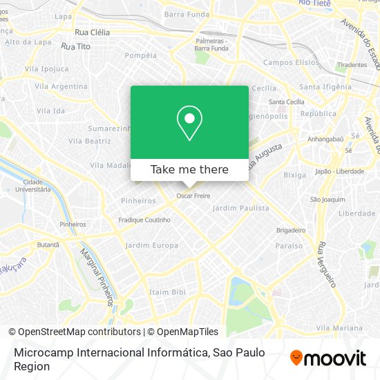 Microcamp Internacional Informática map