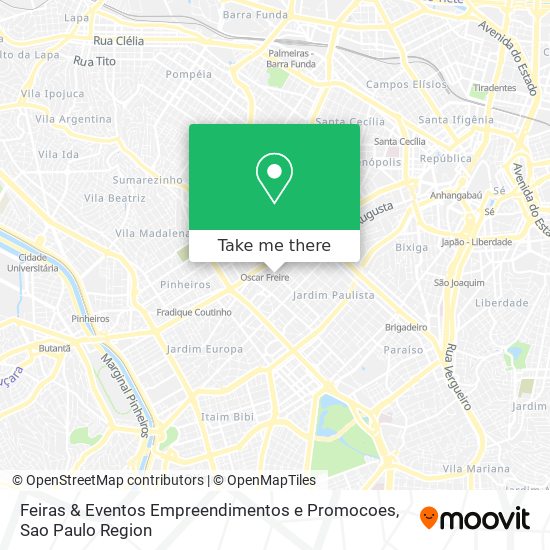 Mapa Feiras & Eventos Empreendimentos e Promocoes