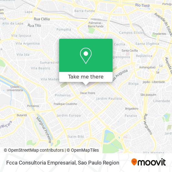 Fcca Consultoria Empresarial map