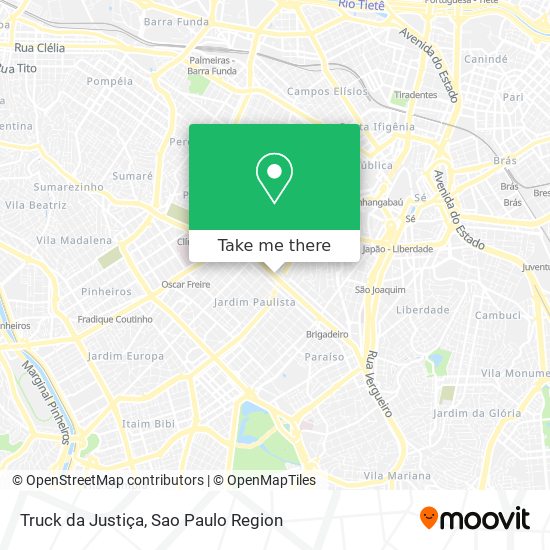 Mapa Truck da Justiça