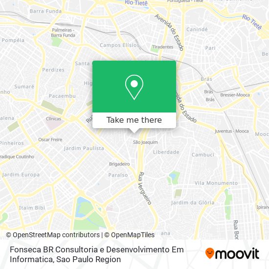 Mapa Fonseca BR Consultoria e Desenvolvimento Em Informatica