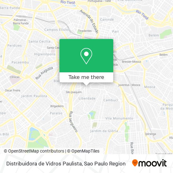 Distribuidora de Vidros Paulista map