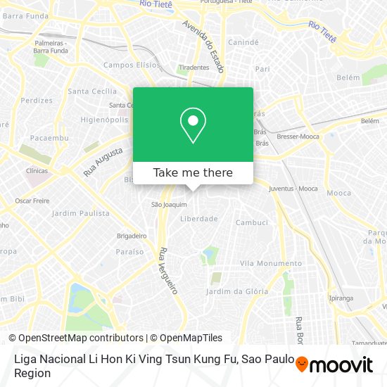 Liga Nacional Li Hon Ki Ving Tsun Kung Fu map