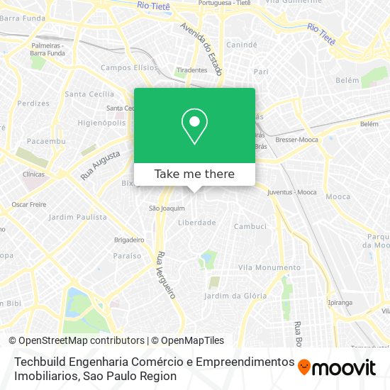 Techbuild Engenharia Comércio e Empreendimentos Imobiliarios map