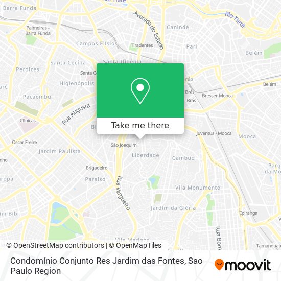 Mapa Condomínio Conjunto Res Jardim das Fontes