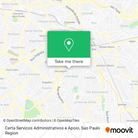 Mapa Certa Servicos Administrativos e Apoio