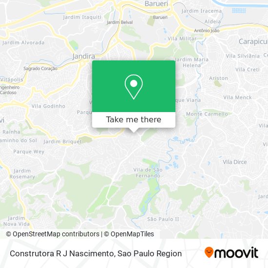 Construtora R J Nascimento map