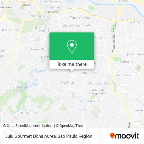 Juju Gourmet Dona Áurea map