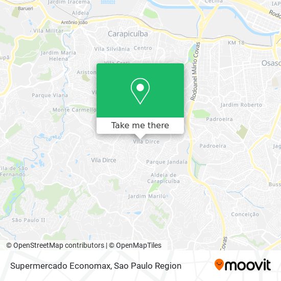 Supermercado Economax map