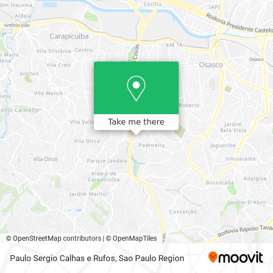 Paulo Sergio Calhas e Rufos map