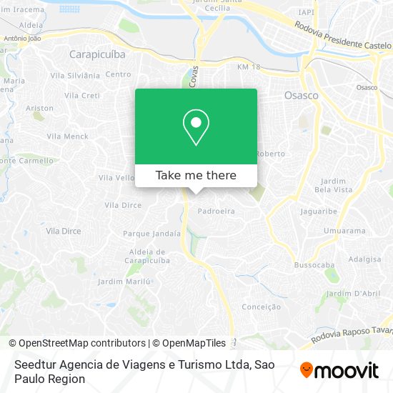 Seedtur Agencia de Viagens e Turismo Ltda map