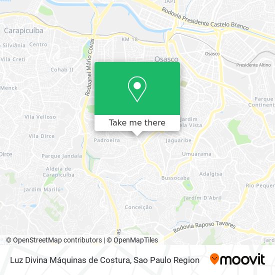 Luz Divina Máquinas de Costura map