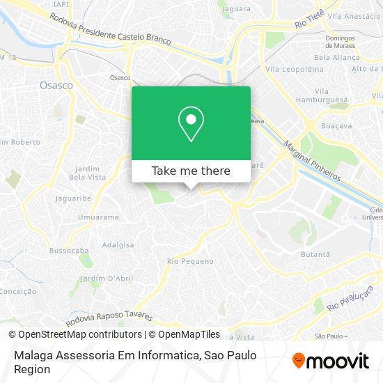 Mapa Malaga Assessoria Em Informatica