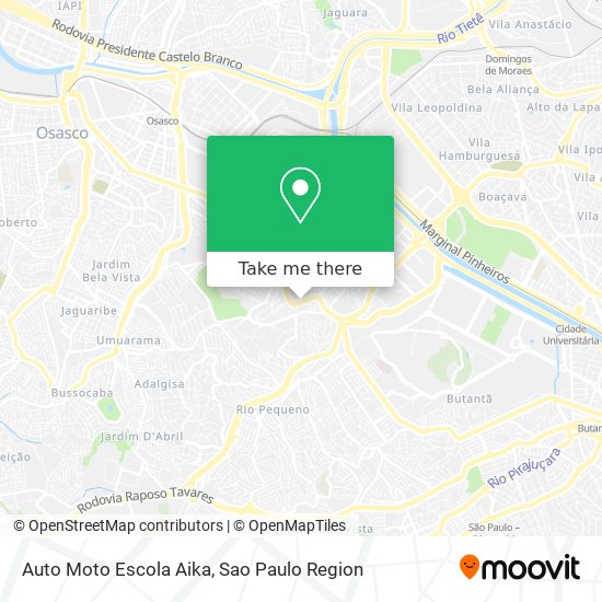 Auto Moto Escola Aika map