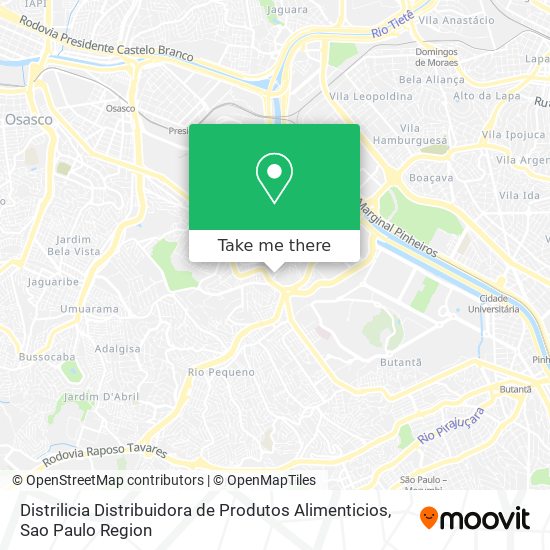 Distrilicia Distribuidora de Produtos Alimenticios map