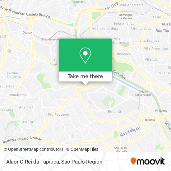 Alaor O Rei da Tapioca map