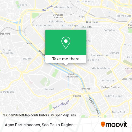 Agax Participacoes map