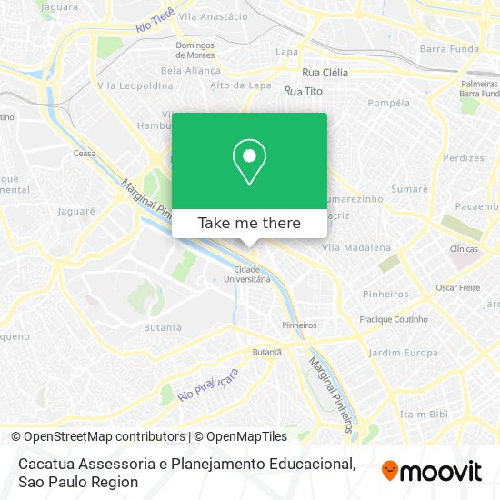 Cacatua Assessoria e Planejamento Educacional map