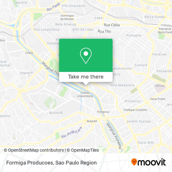 Formiga Producoes map