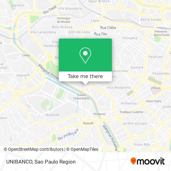 UNIBANCO map