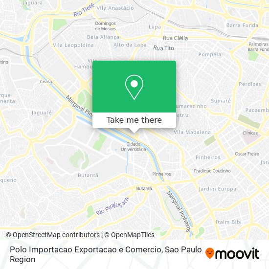 Polo Importacao Exportacao e Comercio map