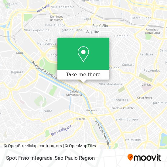 Spot Fisio Integrada map