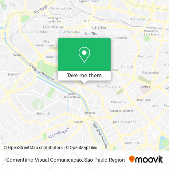 Comentário Visual Comunicação map