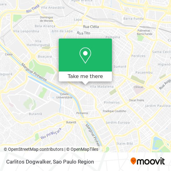 Carlitos Dogwalker map